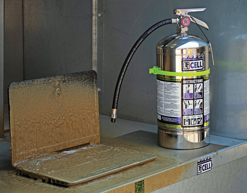 LITHIUM Battery Fire Extinguisher LiCELL - AH004 4L AVD - Sea-Fire