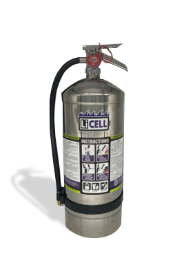 LITHIUM Battery Fire Extinguisher LiCELL - AH006 6L AVD - Sea-Fire