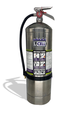 LITHIUM Battery Fire Extinguisher LiCELL - AH009 9L AVD - Sea-Fire