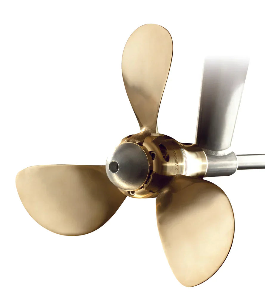 Flexofold 3 Blade Propeller - Folding Prop front picture with white background