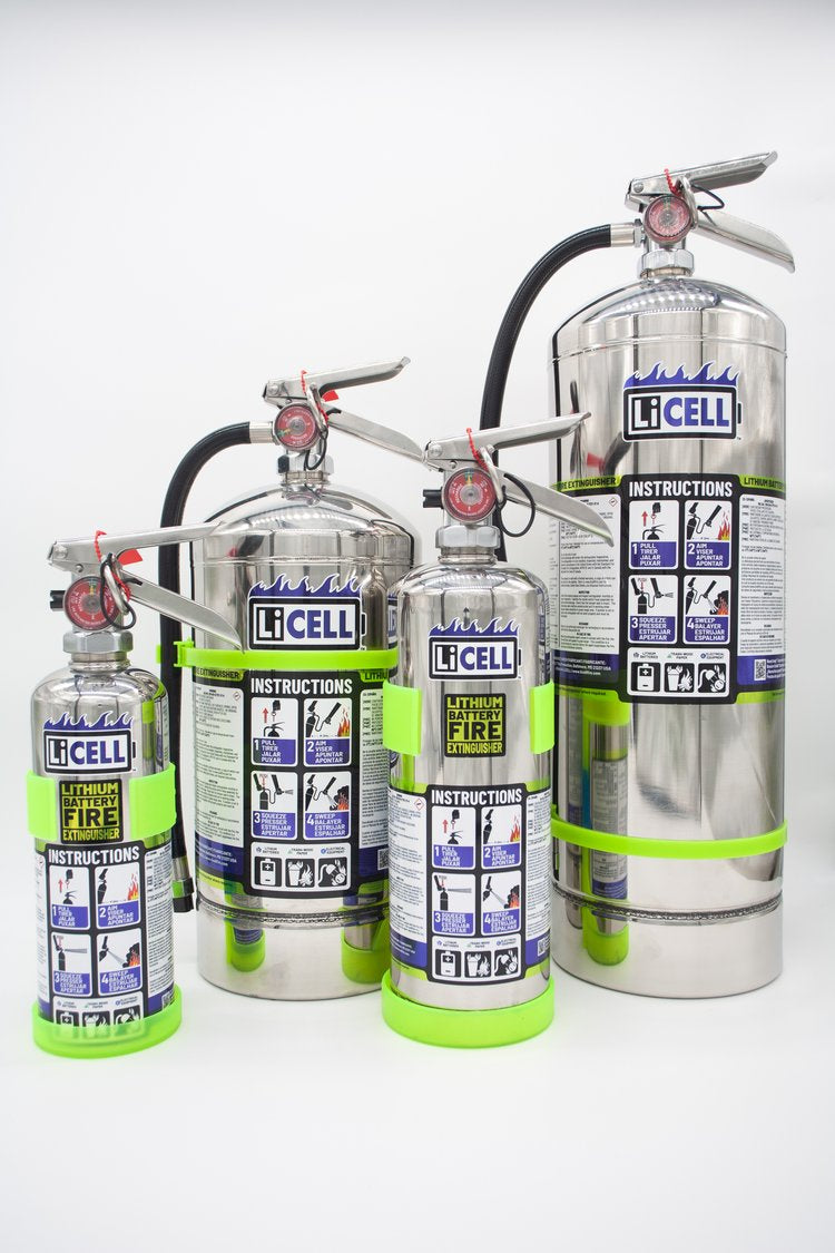 LITHIUM Battery Fire Extinguisher LiCELL - AH004 4L AVD - Sea-Fire