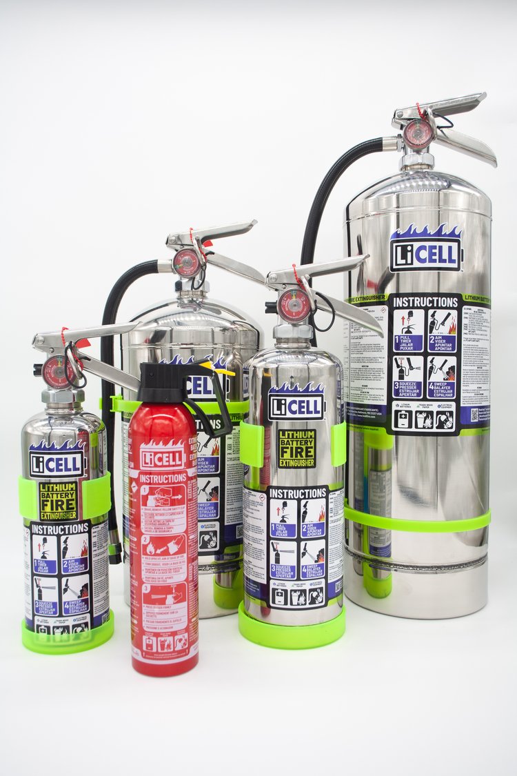 LITHIUM Battery Fire Extinguisher LiCELL - AH009 9L AVD - Sea-Fire