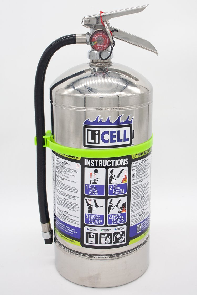 LITHIUM Battery Fire Extinguisher LiCELL - AH006 6L AVD - Sea-Fire