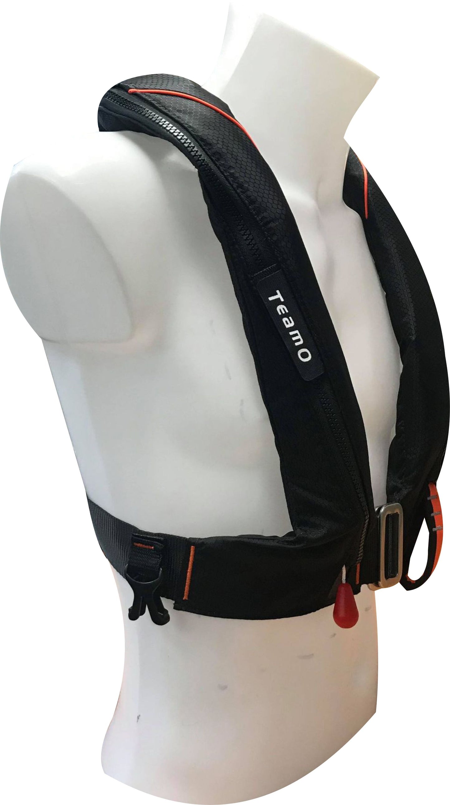 TeamO Marine | 170n Backtow™ Coastal Inflatable PFD | Grey/Orange