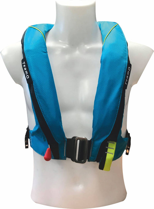 TeamO Marine | 170N Backtow™ Coastal Inflatable PFD | Blue