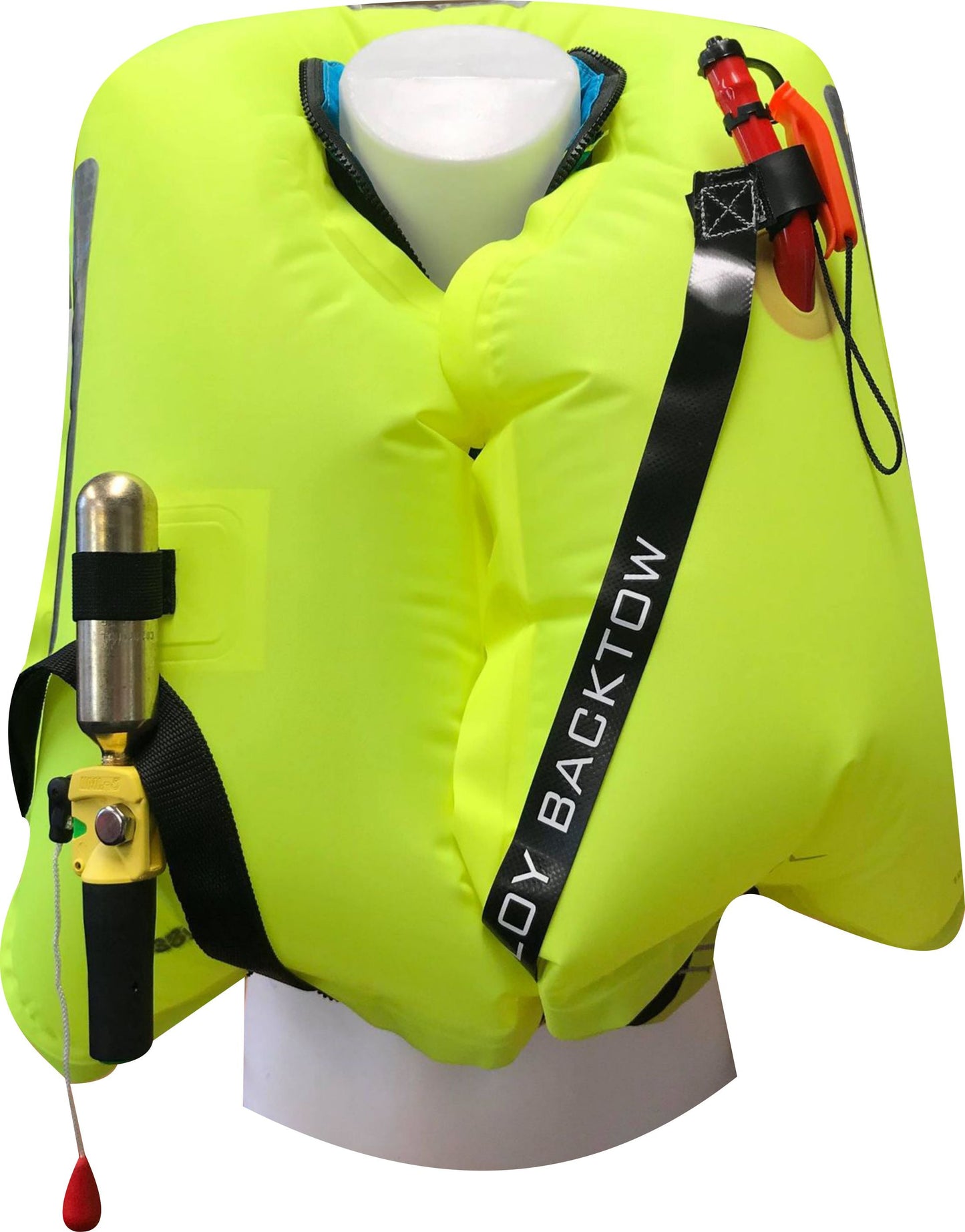 TeamO Marine | 170n Backtow™ Coastal Inflatable PFD | Grey/Orange