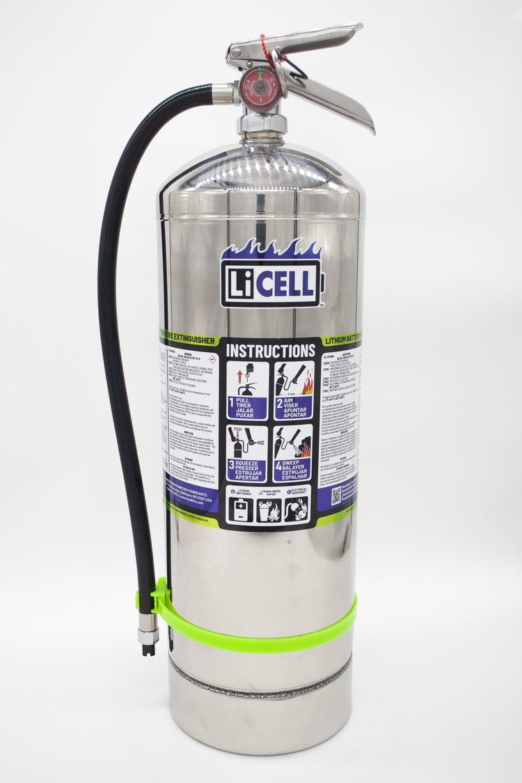 LITHIUM Battery Fire Extinguisher LiCELL - AH009 9L AVD - Sea-Fire