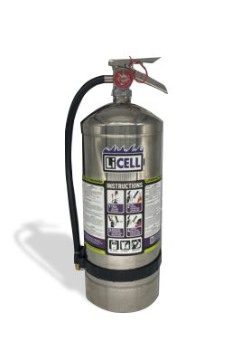 LITHIUM Battery Fire Extinguisher LiCELL -  AH006 6L AVD  - Sea-Fire