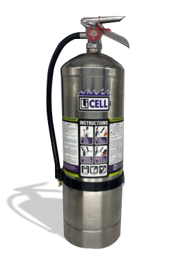 LITHIUM Battery Fire Extinguisher LiCELL - AH009 9L AVD  - Sea-Fire