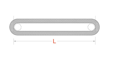 Textile Loop with Cover - Size Options Available - NODUS FACTORY