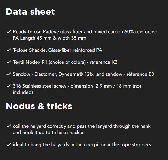 Textile Cleat Nodus Pad-Line® Nodus Factory