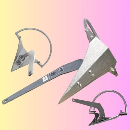 the 17lb M1 Stainless Mantus Anchor shares many of the same attributes as its smaller counterpart. With its robust stainless steel construction, it offers durability and corrosion resistance, making it well-suited for anchoring boats in marine environments.