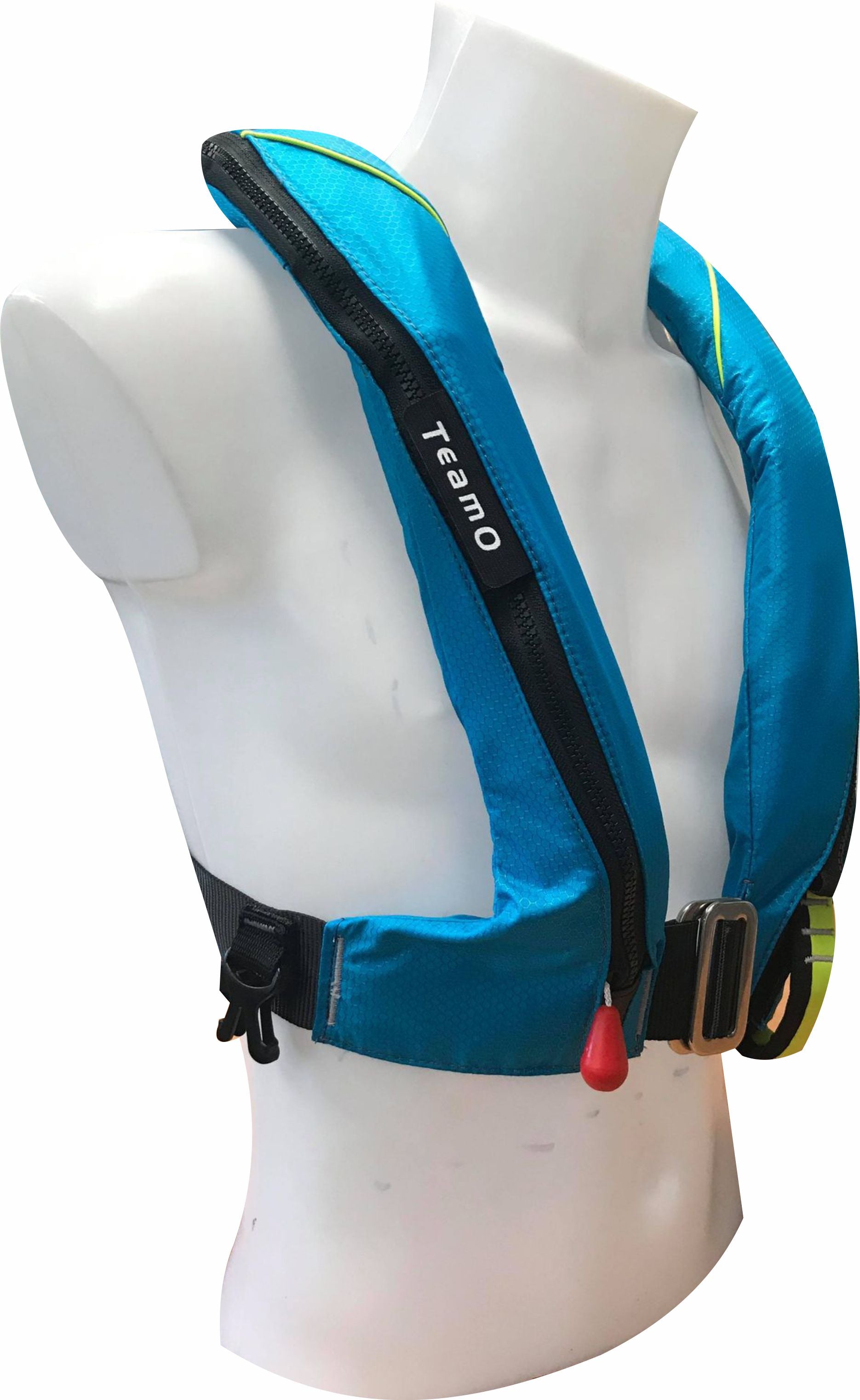 TeamO Coastal Inflatable PFD in Blue side shot