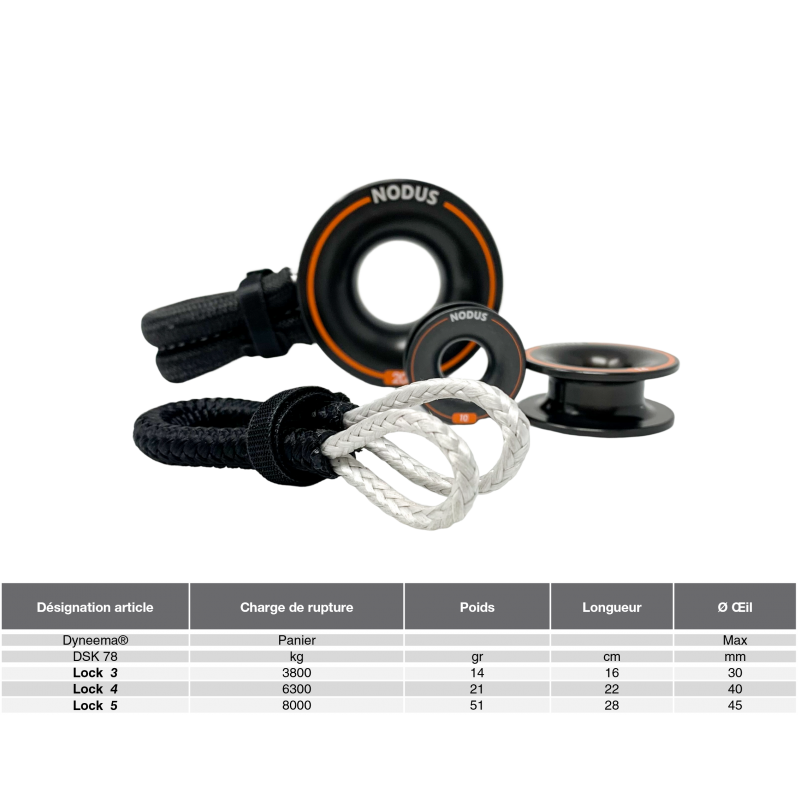 Adjustable and lockable loop for friction ring| Lock-B® - NODUS FACTORY