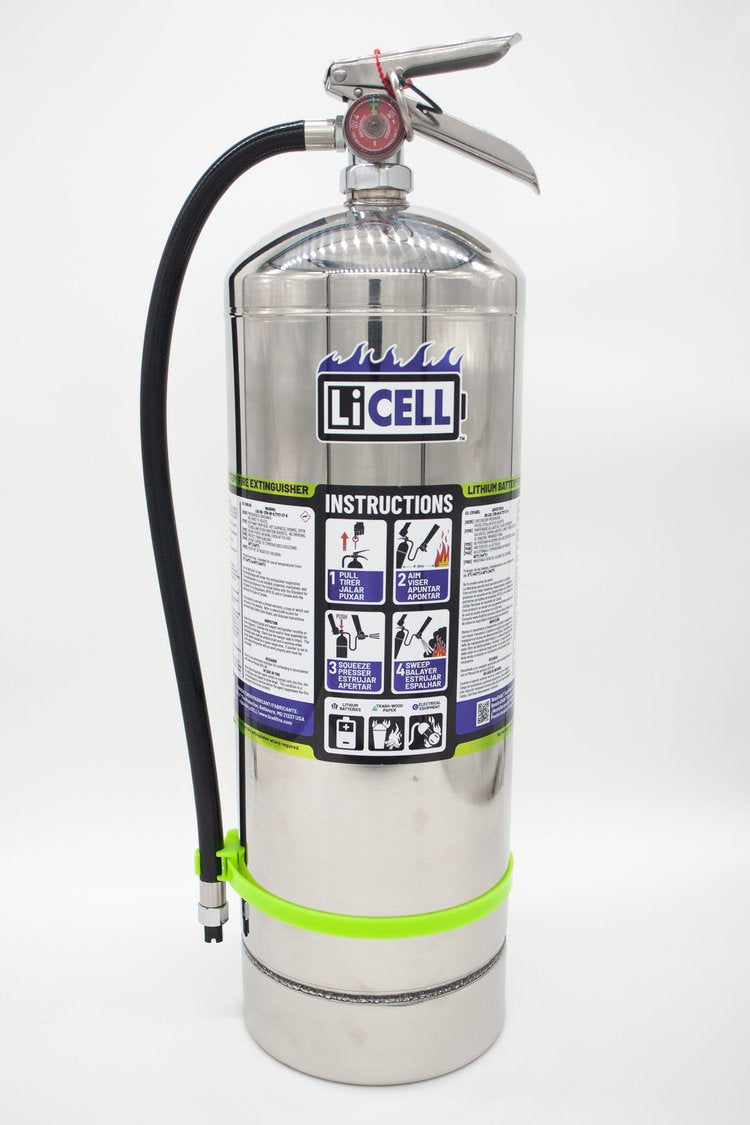 LITHIUM Battery Fire Extinguisher LiCELL - AH009 9L AVD  - Sea-Fire