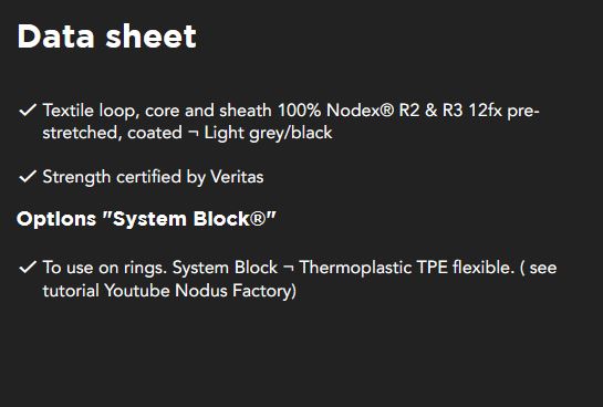 Sheathed R2 & R3 Loop High Load® - Size Options Available - NODUS FACTORY